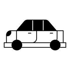 Sedan black icon