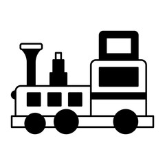 Train black icon