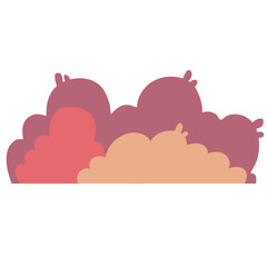 Autumn Bush Illustration