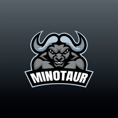 Bull Mascot Logo Design 1