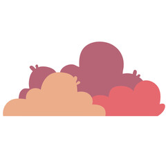 Autumn Bush Illustration