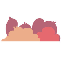 Autumn Bush Illustration