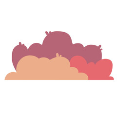 Autumn Bush Illustration