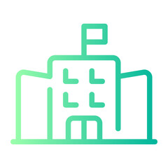 school gradient icon