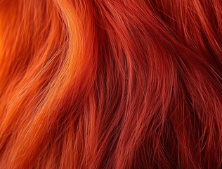 long red hair