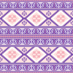 Seamless geometric pattern . pixel pattern.Fabric pattern