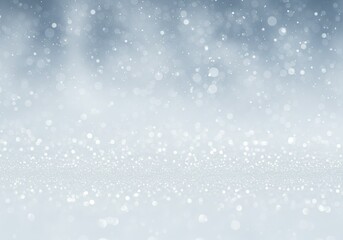 Fototapeta premium Shimmering bright bokeh effect of white and blue lights