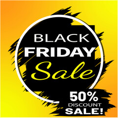 black yellow  friday sale