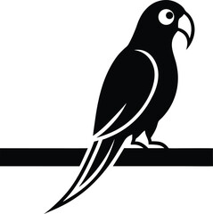 vector illustration of a Parrot bird 