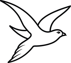 dove of peace vector