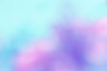 features an abstract, colorful blur with shades of pink, purple, and blue, creating a dreamy and soft bokeh effect.