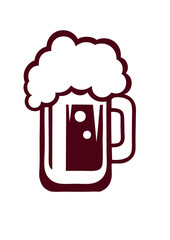 biere dessin alcool mousse