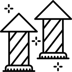 Firework Icon Vector Element