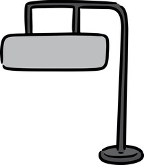 Obraz premium Illustration of direction post 