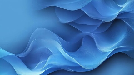 Fototapeta premium Abstract Backdrop with Gentle and Smooth Waves in Ethereal Color Play for Creative Design Projects