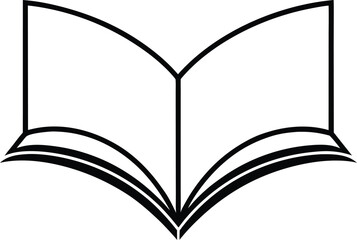 open book with a feather