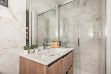 The essence of a modern bathroom lies in its ability to offer a serene and efficient retreat, where...