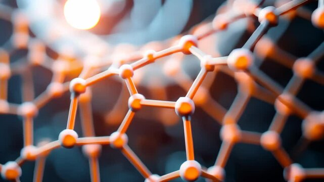 close-up visualization of a carbon nanotube-reinforced polymer composite