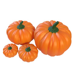 The Pumpkin for food or Holiday concept 3d Rendering.