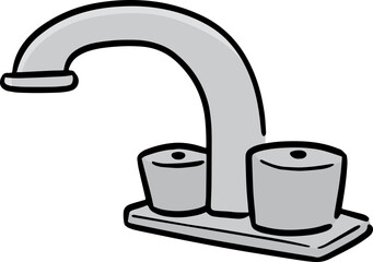 Illustration of faucet
