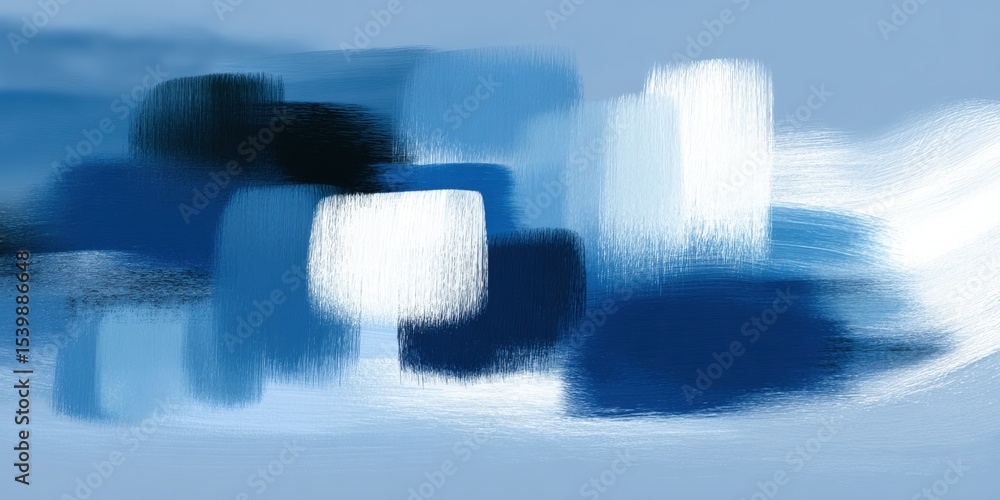 Aufkleber Abstract blue and white blurred background with soft light and dynamic motion