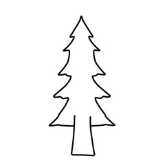 Fir Tree Outline 