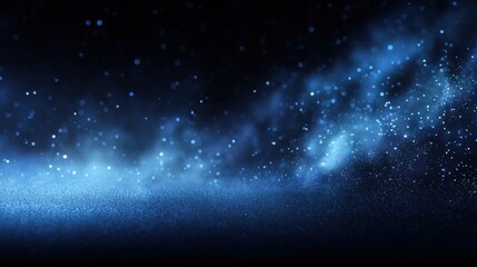 Obraz premium Vibrant Galaxy Dust Cloud with Bright Stars and Cosmic Nebula in Deep Space