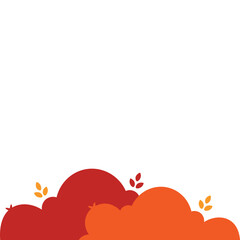 Autumn Bush Illustration