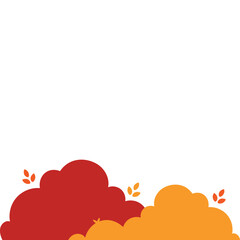 Autumn Bush Illustration