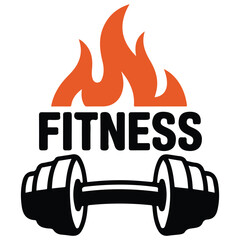 Gym fitness barbell weight icon vector isolated white background