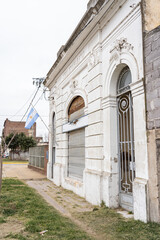 Naklejka premium Historic telegraph building with neoclassical facade in Argentina