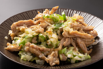 鶏せせり　ネギ塩　焼き