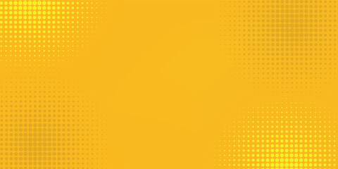 Dots halftone yellow and dark blue color pattern gradient grunge texture background. vector grunge modern arts