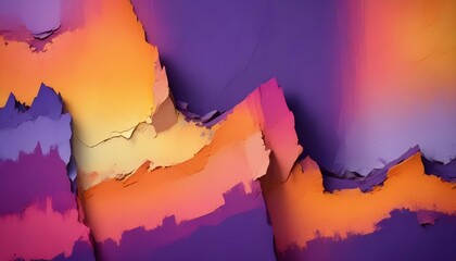 A stunning abstract artwork featuring a mix of vibrant colors and textures.