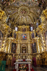 Santa Maria la Mayor’s basilica, Morella, Spain. Baroque chancel