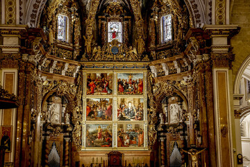 Obraz premium Saint Mary’s cathedral, Valencia, Spain. Chancel