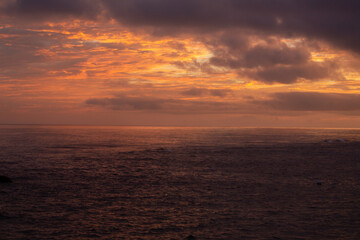 奄美大島の自然。日の出。