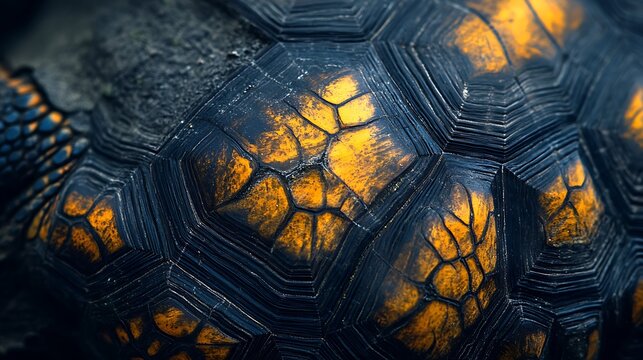 Blue water with sea turtles near rocky coastline high resolution picture