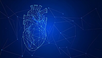 Digital Human Heart Anatomy.