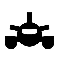 transportation solid icon set