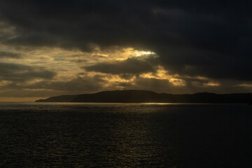 奄美大島の自然。日の出。