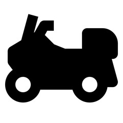 transportation solid icon set