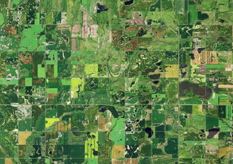 Fototapeta premium Top View Aerial Photograph