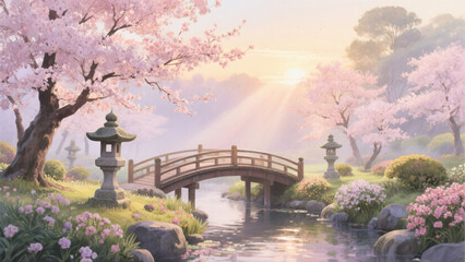 Fototapeta premium spring in the garden
