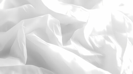 Obraz premium Subtle Undulations A Study in White Fabric Texture isolated on transparent background