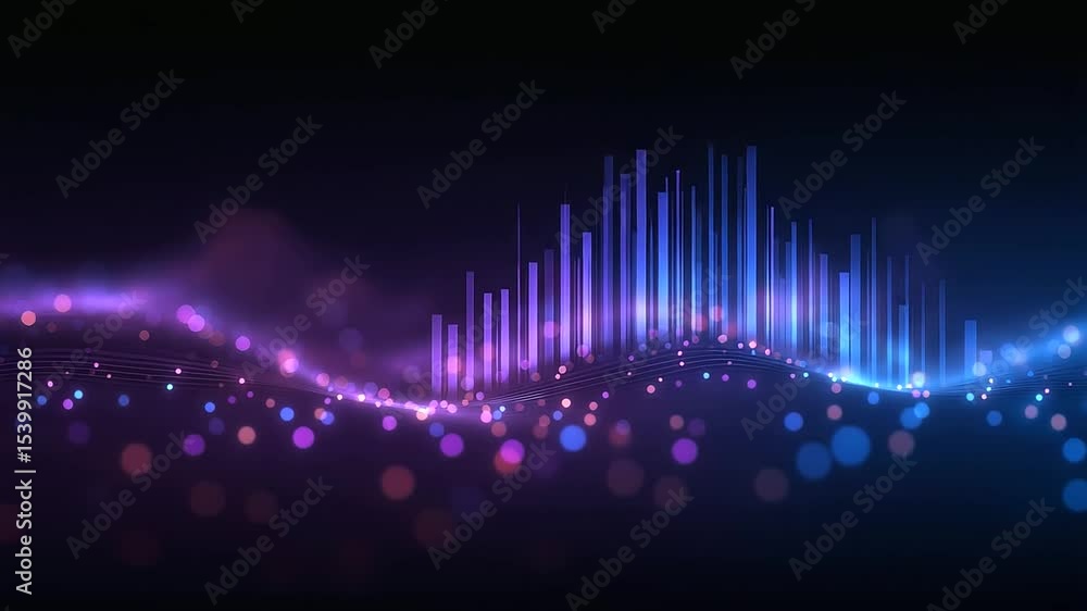 Poster exploring digital marketing strategies through data analytics and growth insights.