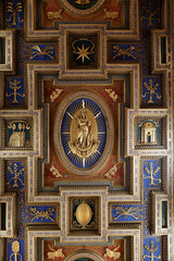 San Marcello al Corso church, Rome, Italy. Ceiling