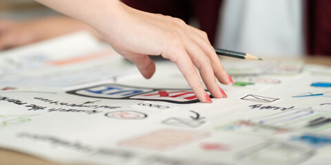 Hand Sketching User Interface Elements on Paper