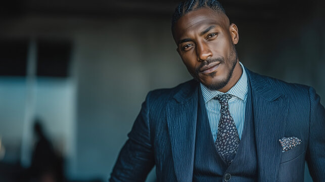 Businessman discussing banking contract with colleague