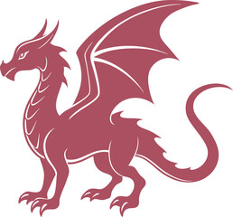 vector image of a dragon